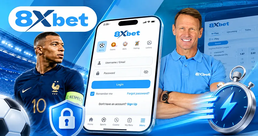 8xbet Login: Đăng nhập nhanh chóng, tránh mất thời gian khi gặp sự cố