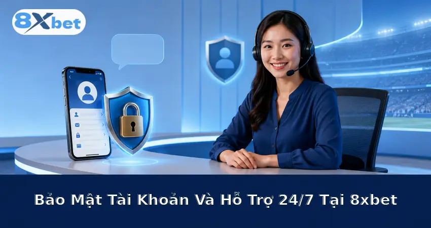 Bảo Mật Tài Khoản Và Hỗ Trợ 24/7 Tại 8xbet